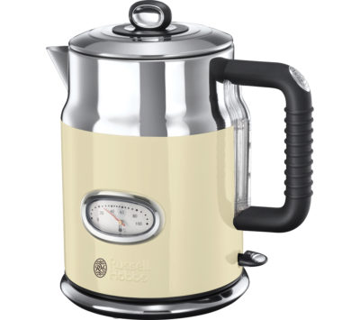 RUSSELL HOBBS  Retro Vintage N21672 Jug Kettle - Cream